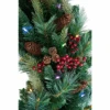 12' X 14" Pre-Lit Woodland Berry Artificial Christmas Garland, LED Lights