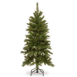 4.5’ Tiffany Fir Slim Artificial Christmas Tree – Unlit