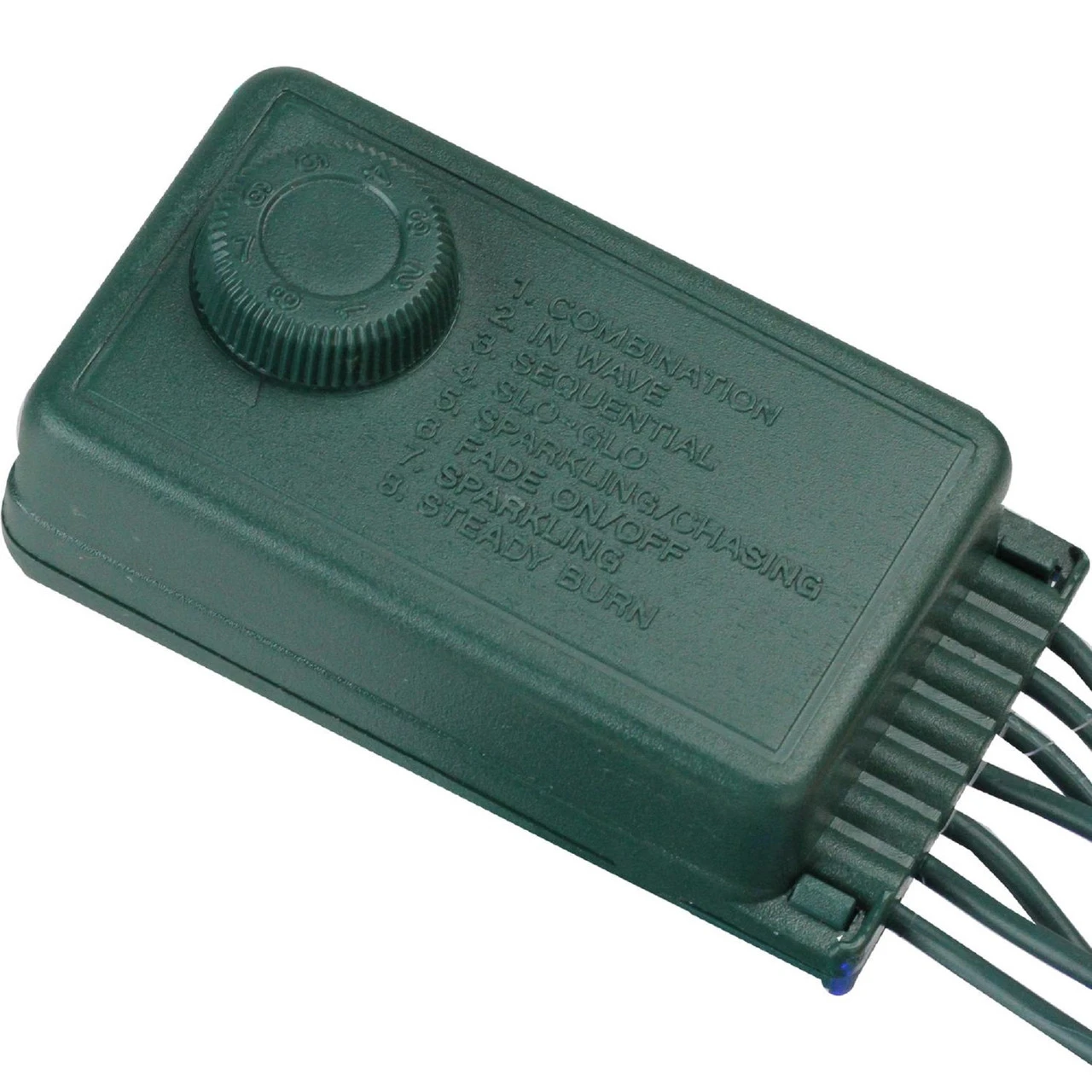 120 Multi Color LED C6 Christmas Lights - 32 Ft Green Wire 4 120 Multi Color LED C6 Christmas Lights - 32 Ft Green Wire - Image 2