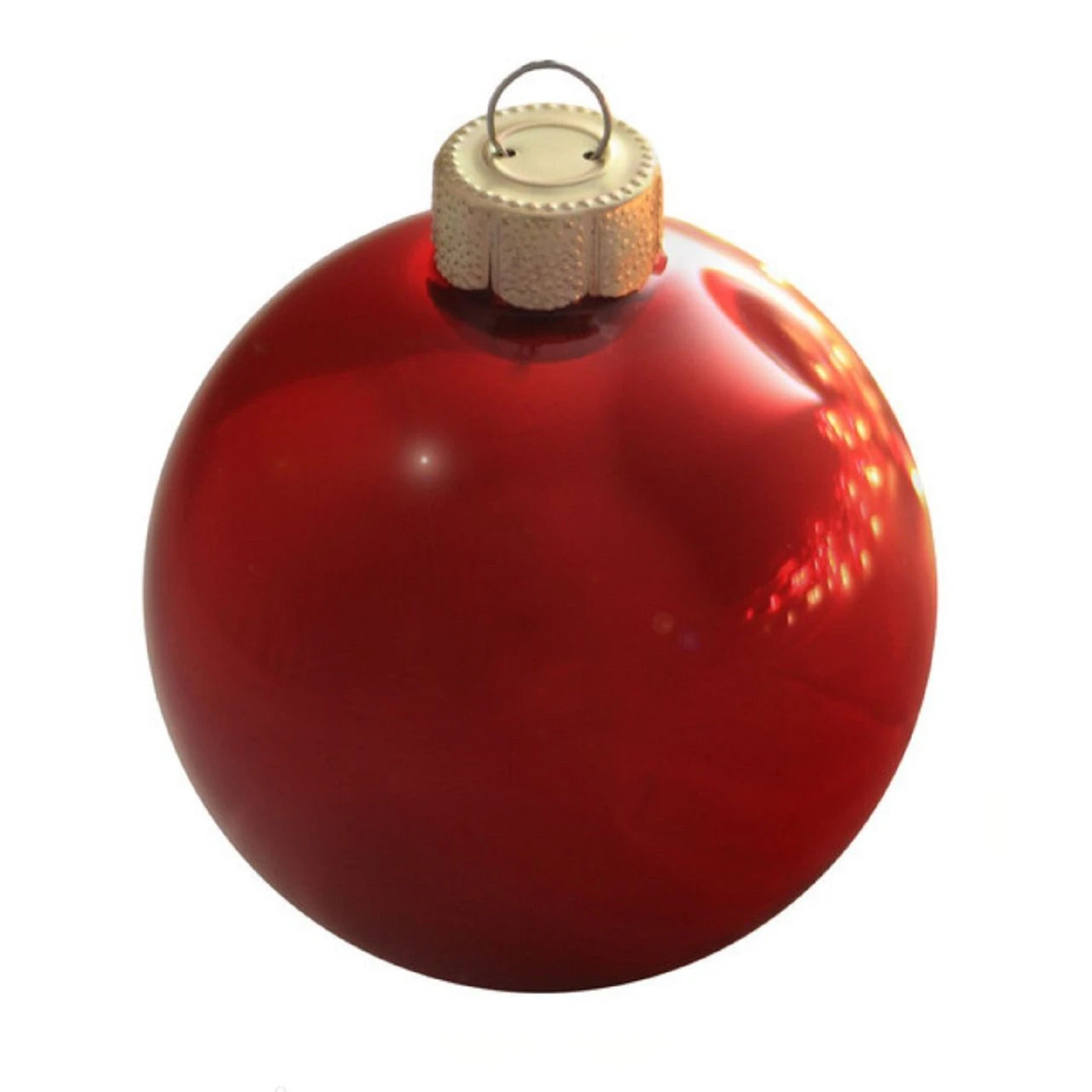 8ct Red Xmas Pearl Glass Christmas Ball Ornaments 3.25" (80mm) 3 8ct Red Xmas Pearl Glass Christmas Ball Ornaments 3.25" (80mm)