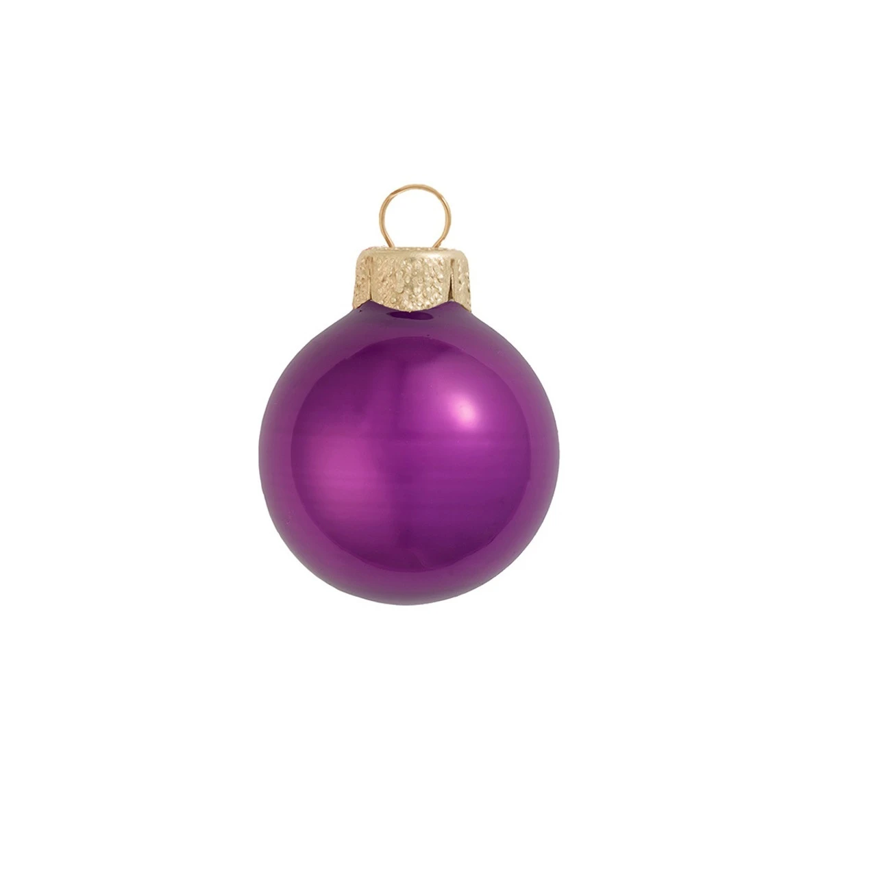 4ct Plum Purple Pearl Glass Christmas Ball Ornaments 4.75" (120mm) 3 4ct Plum Purple Pearl Glass Christmas Ball Ornaments 4.75" (120mm)