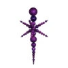 76" Purple Radical Snowflake 3-Finish Shatterproof Christmas Finial Ornament 2 76" Purple Radical Snowflake 3-Finish Shatterproof Christmas Finial Ornament -Christmas Decoration Store vickerman n103706 94774.1667662767