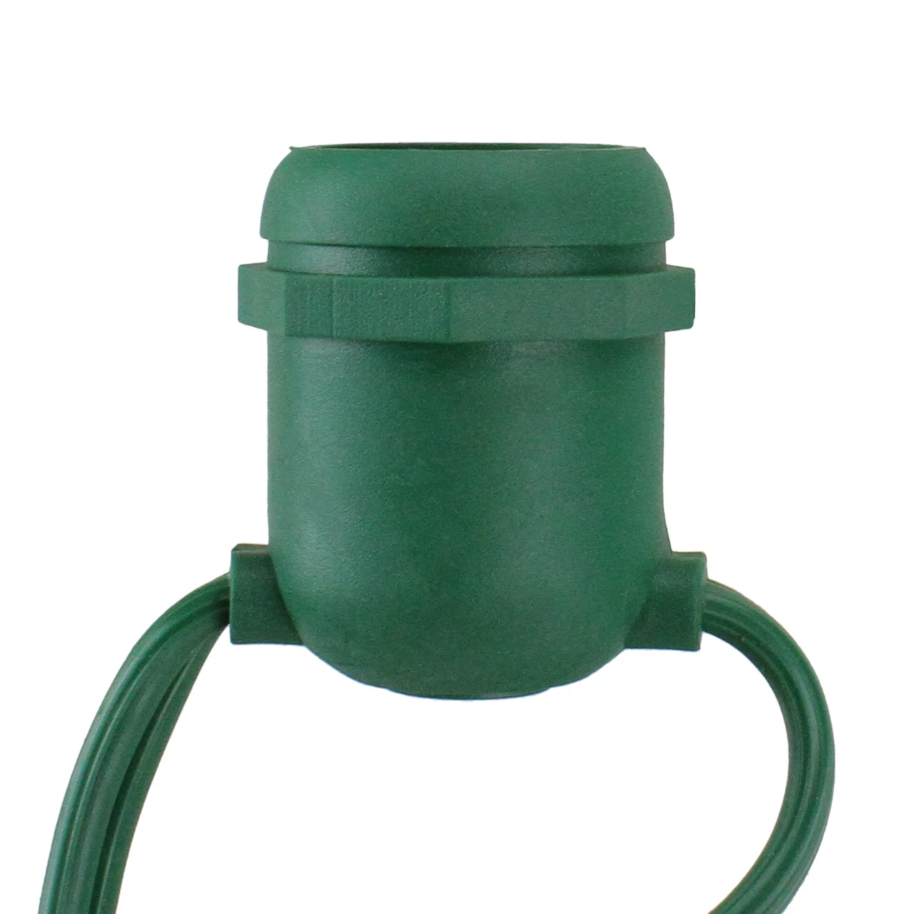 48' Commercial E26 Green Wire Socket Set - 24" Spacing 3 48' Commercial E26 Green Wire Socket Set - 24" Spacing