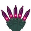 Set Of 100 Pink-Purple Mini Christmas Lights - Green Wire 2 Set Of 100 Pink-Purple Mini Christmas Lights - Green Wire -Christmas Decoration Store vickerman w4g1006 1 61579.1667553655