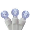 100ct White LED G12 Berry Christmas Lights - 33 Ft White Wire 2 100ct White LED G12 Berry Christmas Lights - 33 Ft White Wire -Christmas Decoration Store vickerman x4w9105pbg 11825.1667488441