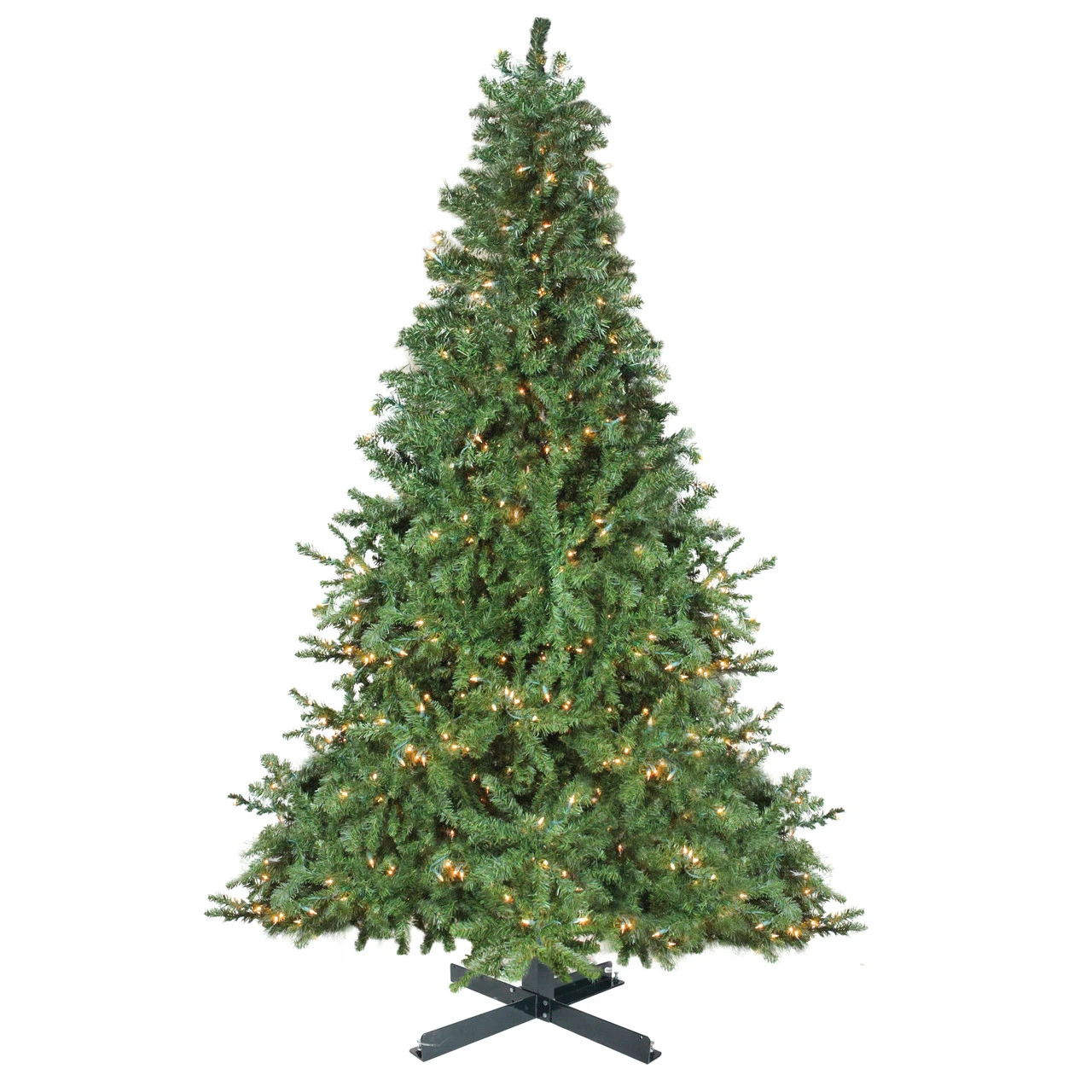 15' Pre-Lit Canadian Pine Commercial Artificial Christmas Tree - Warm White Lights 3 15' Pre-Lit Canadian Pine Commercial Artificial Christmas Tree - Warm White Lights
