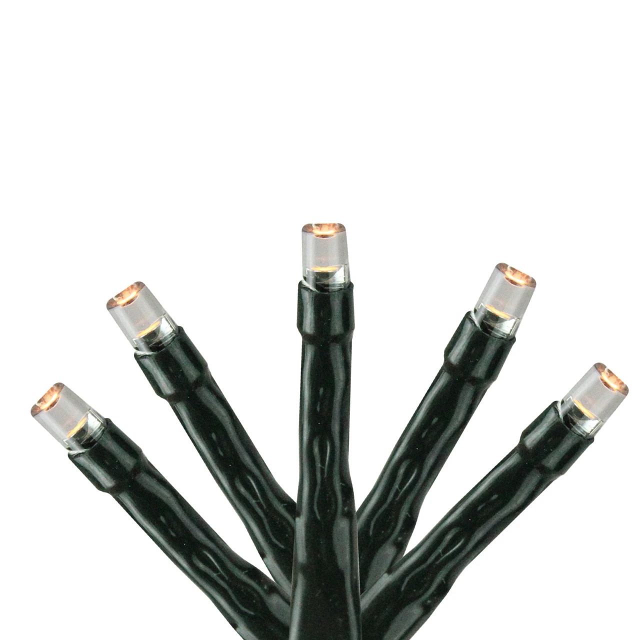 349 Warm Clear LED 8-Function Twinkle Christmas Lights - 17 Ft Green Wire 3 349 Warm Clear LED 8-Function Twinkle Christmas Lights - 17 Ft Green Wire