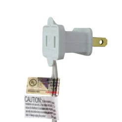 50 Count Warm White LED C7 Faceted Christmas Lights, 20.25 Ft White Wire -Christmas Decoration Store white20plug 73394.1667534917