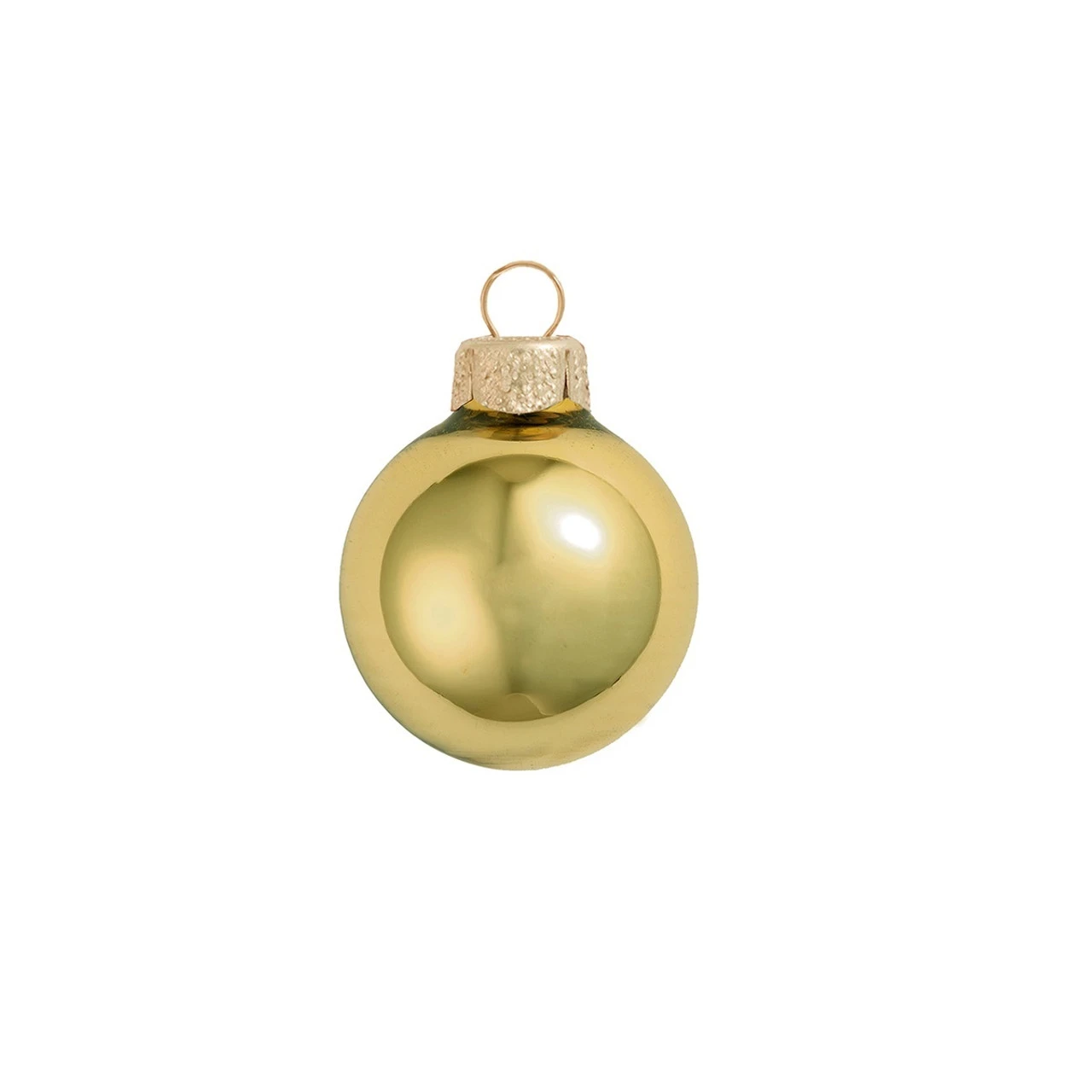 4ct Sun Yellow Shiny Glass Christmas Ball Ornaments 4.75" (120mm) 3 4ct Sun Yellow Shiny Glass Christmas Ball Ornaments 4.75" (120mm)