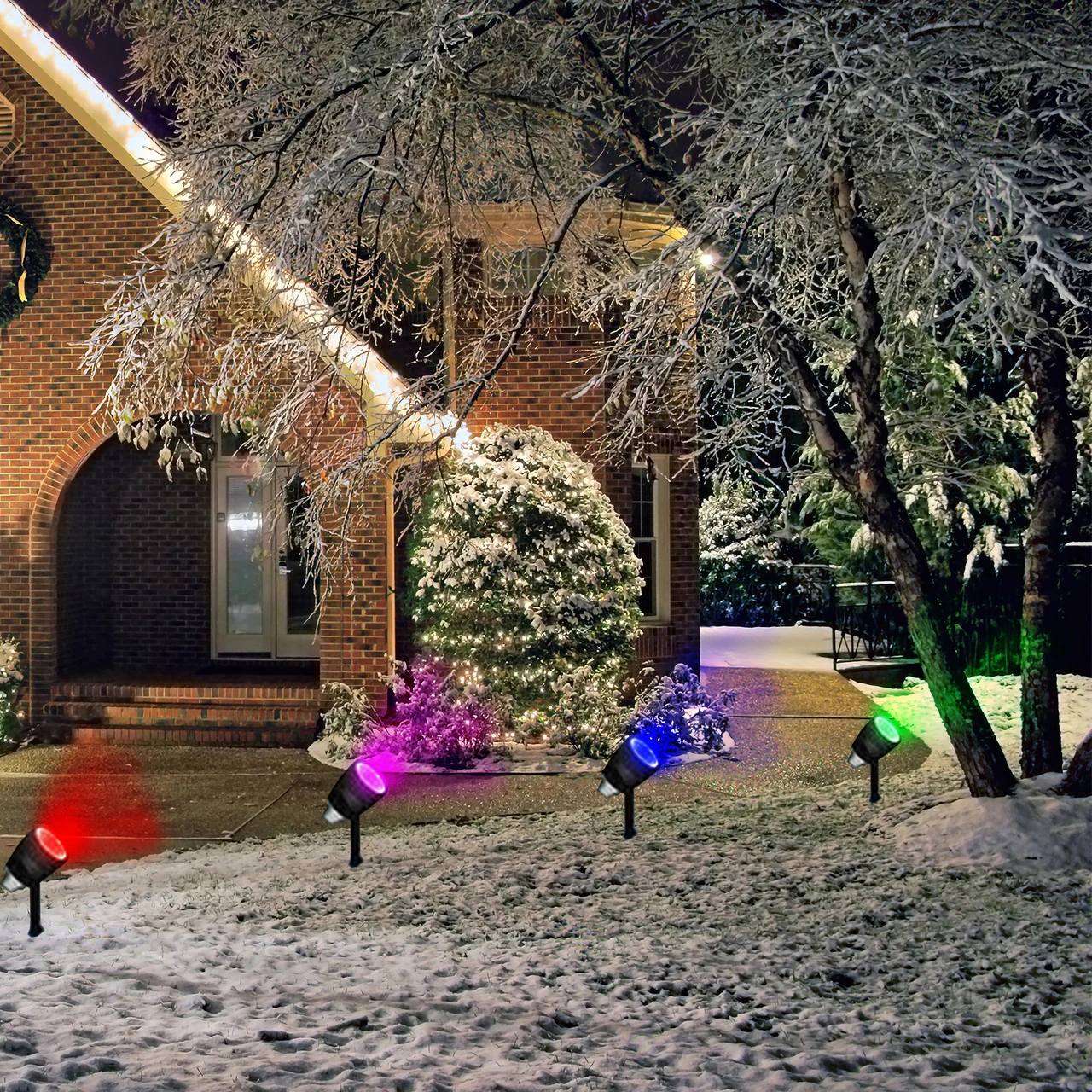 Indoor/Outdoor Dynamic LED Symphony Of Lights Color Changing Projection System 4 Indoor/Outdoor Dynamic LED Symphony Of Lights Color Changing Projection System - Image 2