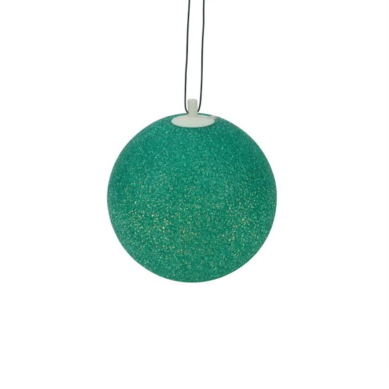 7" Green Lighted Twinkling Patio Christmas Hanging Decoration 3 7" Green Lighted Twinkling Patio Christmas Hanging Decoration