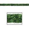100' Festive Shiny Green Gleam 'N Tinsel Holiday Garland - Unlit