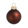 4ct Matte Brown Glass Ball Christmas Ornaments 4.75" (120mm) -Christmas Decoration Store yhsiindc2xezukouj9x0wo4s19tfns1k 34539.1667684595