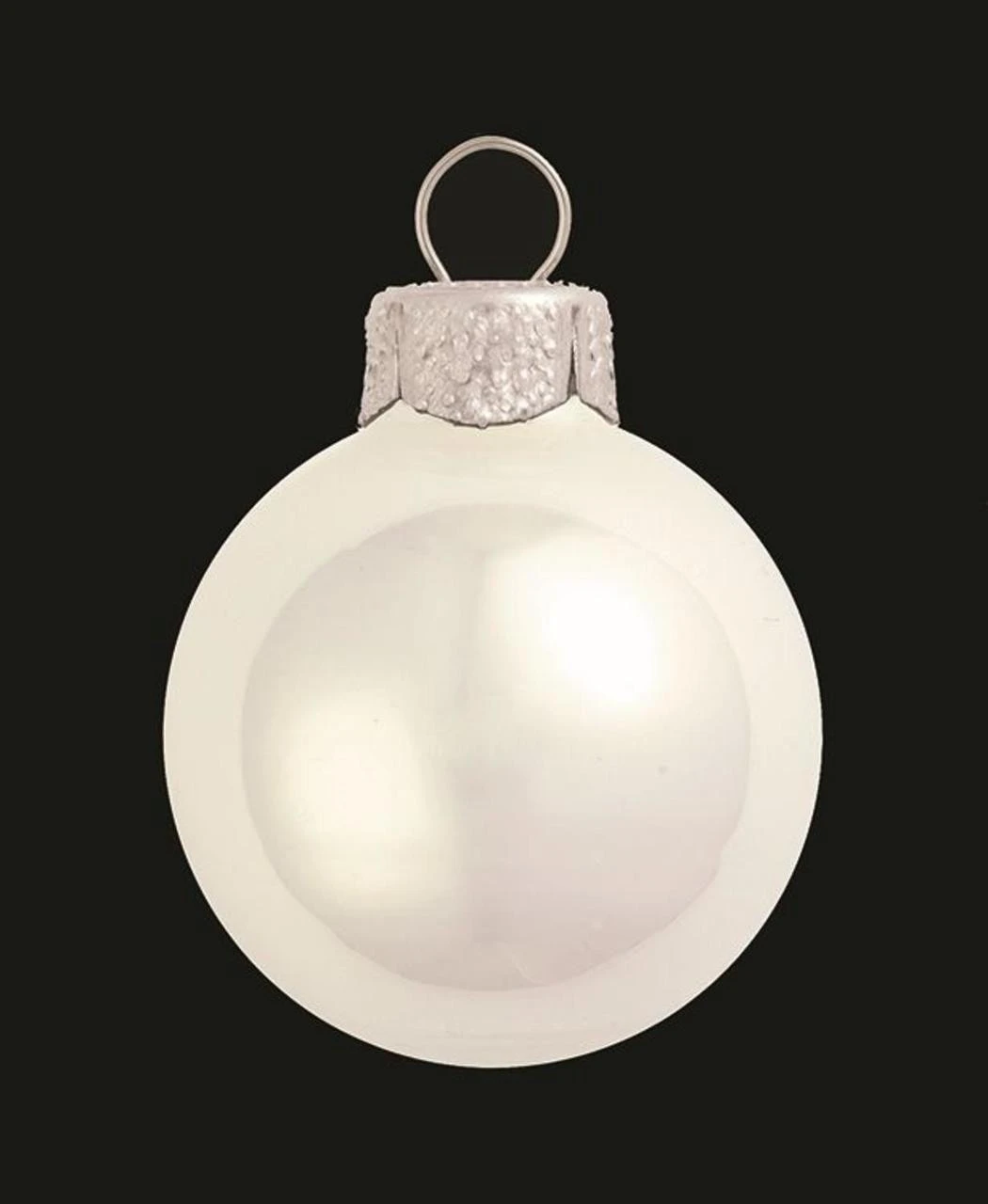 4ct Polar White Pearl Glass Christmas Ball Ornaments 4.75" (120mm) 3 4ct Polar White Pearl Glass Christmas Ball Ornaments 4.75" (120mm)