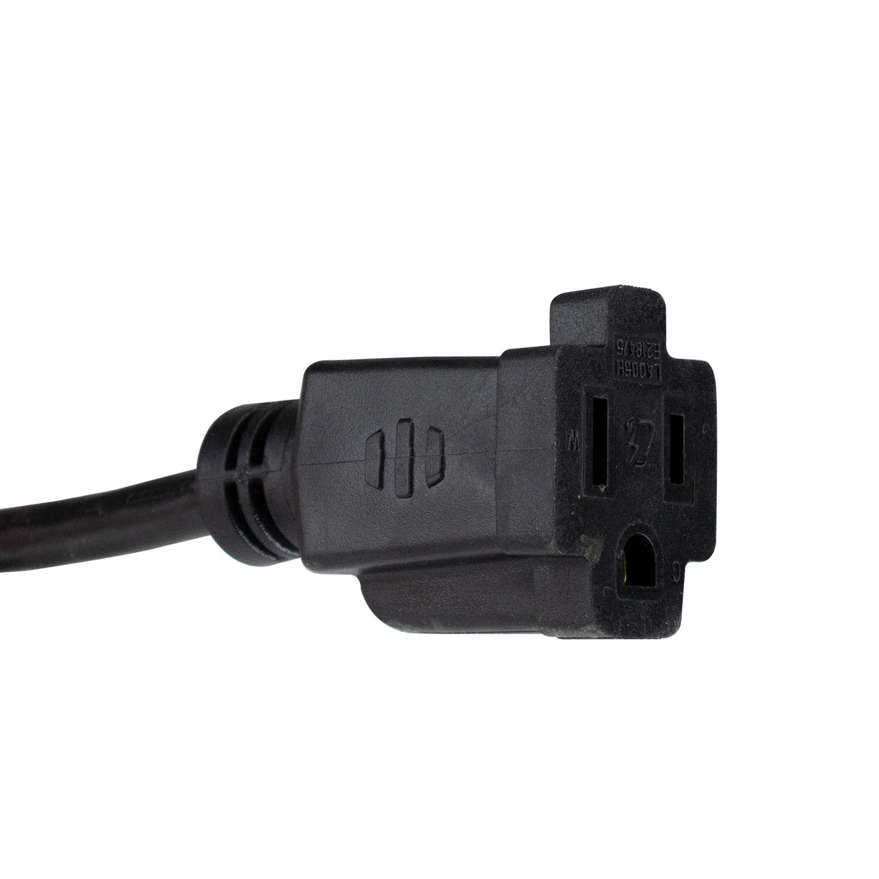 20' Black 3-Prong Outdoor Extension Power Cord 4 20' Black 3-Prong Outdoor Extension Power Cord - Image 2
