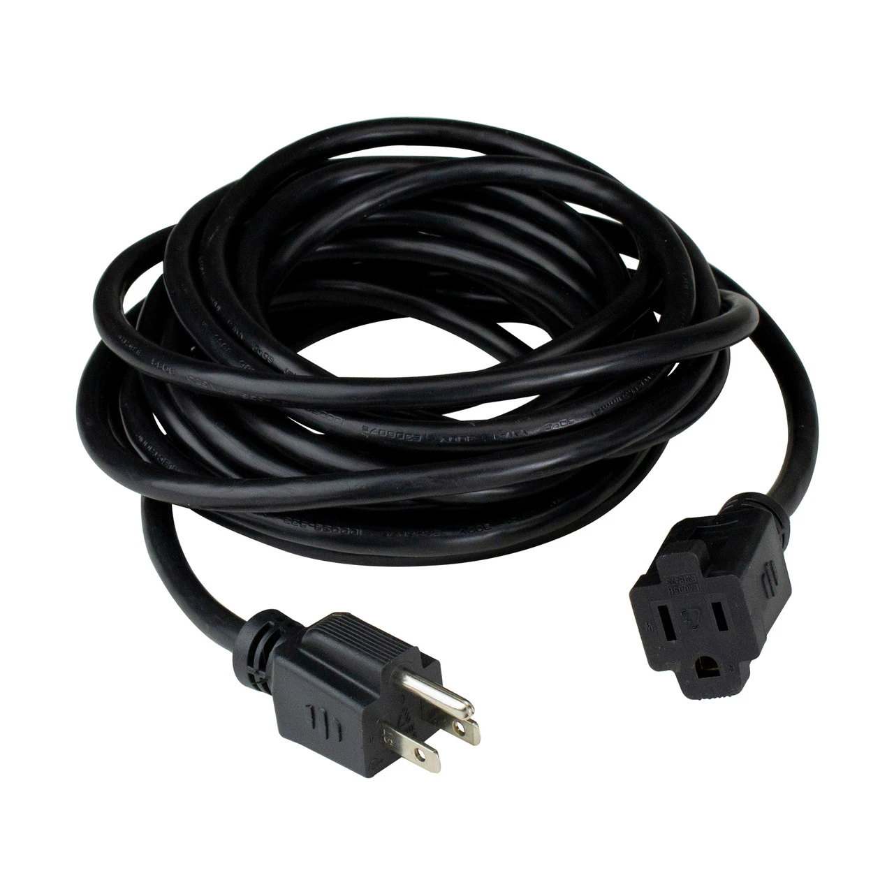 20' Black 3-Prong Outdoor Extension Power Cord 3 20' Black 3-Prong Outdoor Extension Power Cord