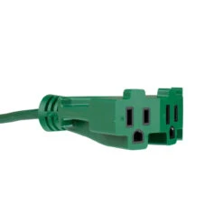 25' Green 3-Prong Outdoor Extension Power Cord With Fan Style Connector 8 25' Green 3-Prong Outdoor Extension Power Cord With Fan Style Connector -Christmas Decoration Store ys90572 2 29828.1667528693