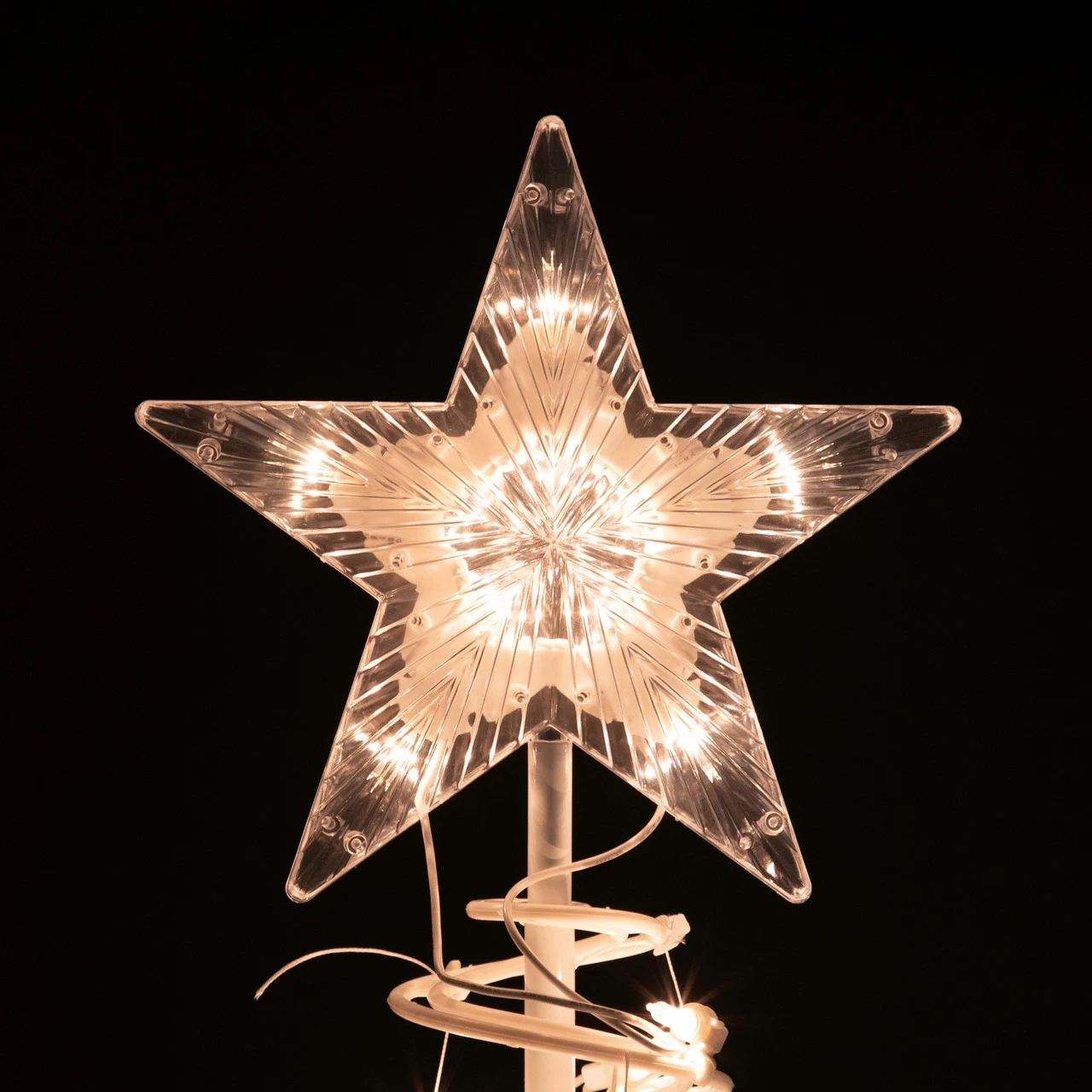 6' Pre-Lit Spiral Christmas Tree - Clear Lights 6 6' Pre-Lit Spiral Christmas Tree - Clear Lights - Image 4