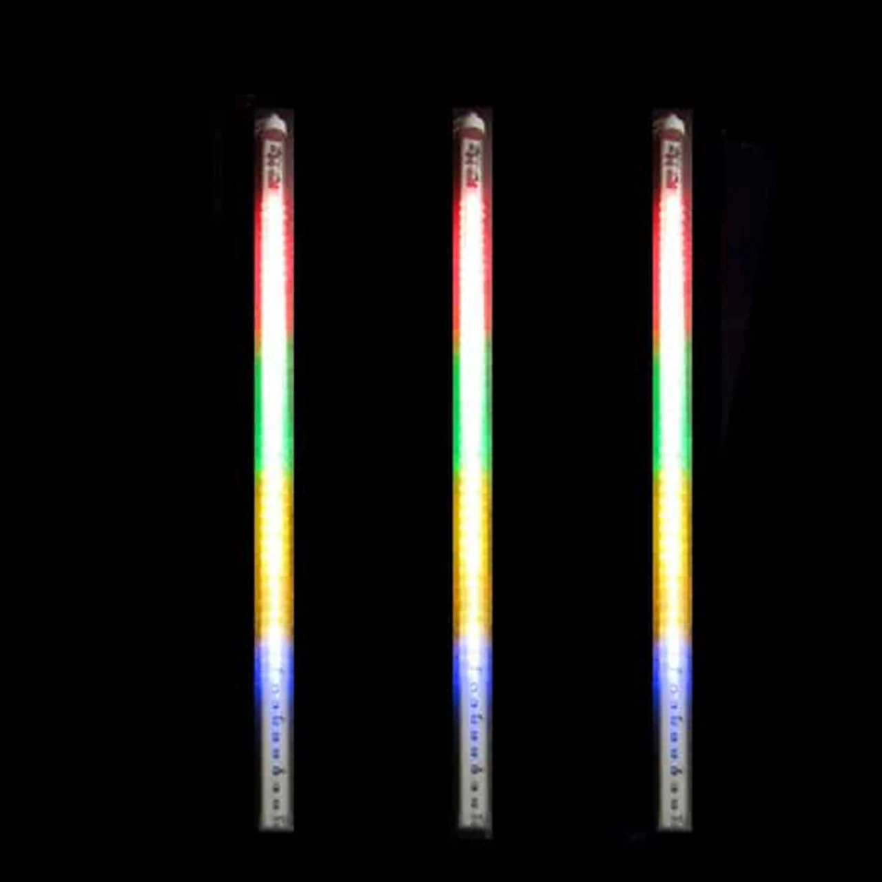 48 LED Clear Dripping Icicle Tube Christmas Lights - White Wire 3 48 LED Clear Dripping Icicle Tube Christmas Lights - White Wire