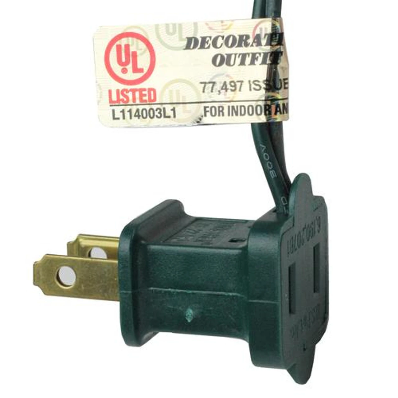 10 White LED Lace Ball Christmas Lights - 10 Ft Green Wire 4 10 White LED Lace Ball Christmas Lights - 10 Ft Green Wire - Image 2