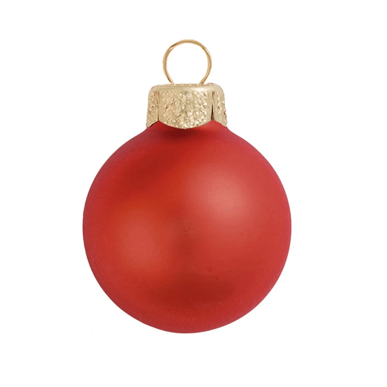 8ct Fire Orange Matte Glass Christmas Ball Ornaments 3.25" (80mm) 3 8ct Fire Orange Matte Glass Christmas Ball Ornaments 3.25" (80mm)